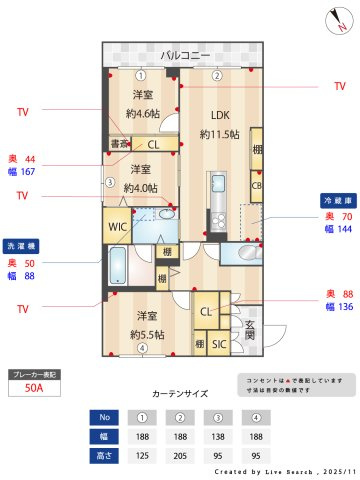 グランデアルベロ南八幡の間取り