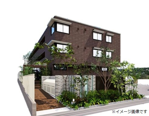 グランデアルベロ南八幡の外観パース