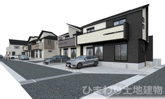 【間取り】 | 平塚市出縄  1号棟 | シャッター3箇所付　Ｗロックタグキー（電池錠）　食洗機・浄水器　浴室乾燥機+窓　手洗器　吊下げ式室内物干し　二面バルコニー　全居室収納