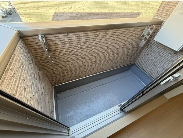 F+style大蓮南1号館のバルコニー