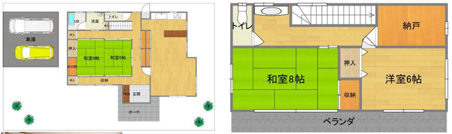 【間取り】 | 太田市東金井町　中古住宅