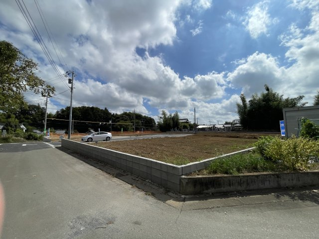 つくば市若森　開発分譲地の外観