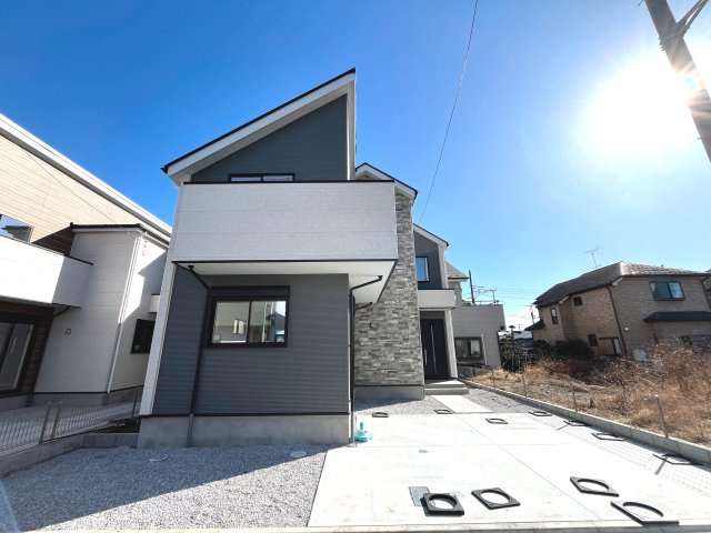 『八王子市新築戸建て』八王子市諏訪町25-3【仲介手数料無料】　１期の外観|～仲介手数料無料☆八王子ひなた不動産～　八王子市諏訪町　新築戸建て