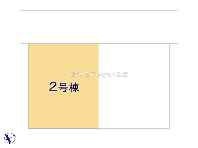 『八王子市新築戸建て』八王子市諏訪町25-3【仲介手数料無料】　１期の区画図|～仲介手数料無料☆八王子ひなた不動産～　八王子市諏訪町　新築戸建て