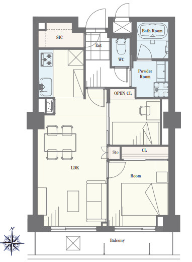 【間取り】 | 三軒茶屋シティハウス