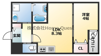 【間取り】 | H-maison衣摺Ⅱ