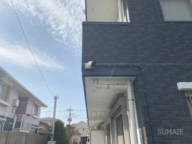 プランドールのセキュリティ|建物正面防犯カメラ☆彡