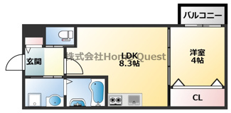 【間取り】 | H-maison衣摺Ⅱ