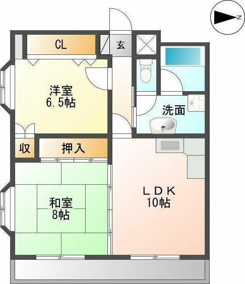 ファミール辻の間取り