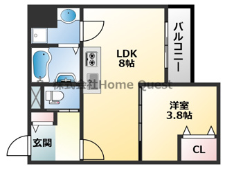 【間取り】 | H-maison衣摺Ⅱ