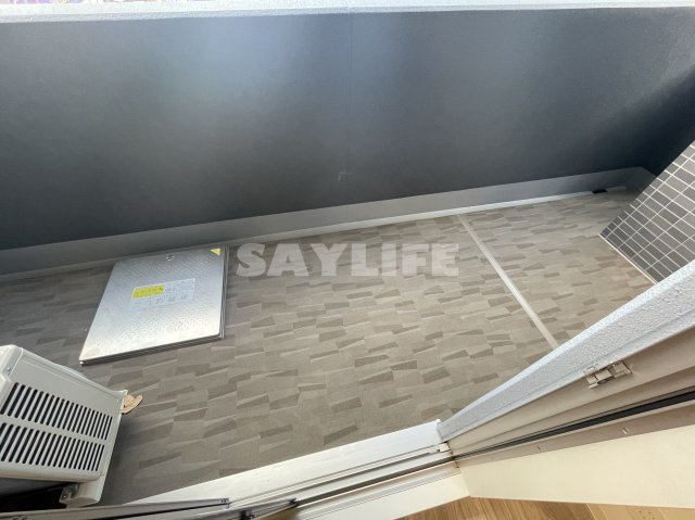 プレサンス長田レジェールのバルコニー