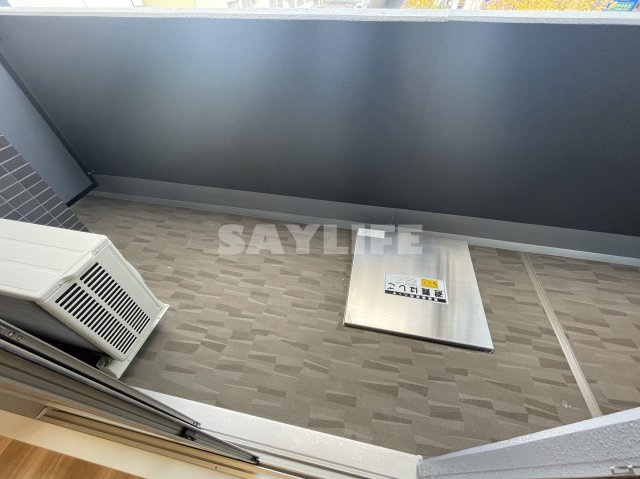 プレサンス長田レジェールのバルコニー