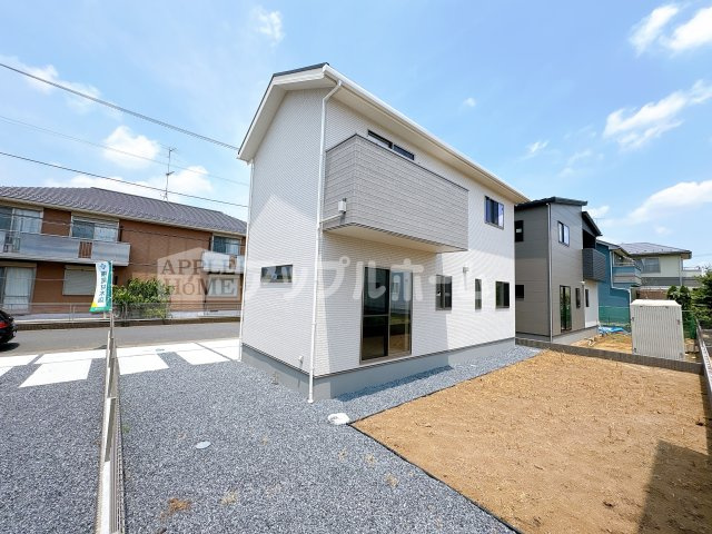 【新築住宅】滑川町月の輪 第2期の外観|☆内覧可能☆アップルホームでは物件のメリットデメリットお客様の立場にたちお伝えさせていただきます！いつでもお気軽にお問合せOKです！TEL「0120-466263」