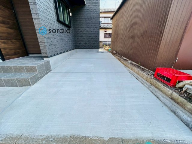 川越市砂第4期　新築戸建　Felicityの駐車場|令和8年1月15日撮影。