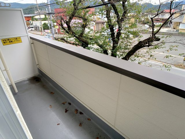 くつろぎ館のバルコニー