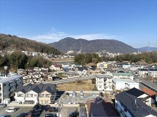 広島市安佐北区落合１丁目の賃貸マンションの展望|募集のお部屋からの眺望です！