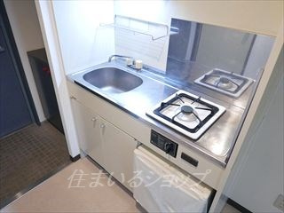 広島市安佐北区落合１丁目の賃貸マンションのキッチン|１口ガスコンロ付き