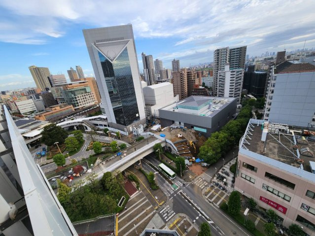 リプレ川口一番街１号棟の展望|現在は川口市美術館建築中（12月末には完成予定）