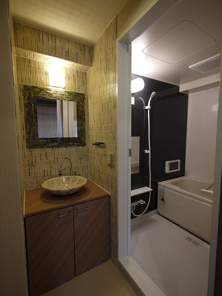 六甲壱番館の洗面所