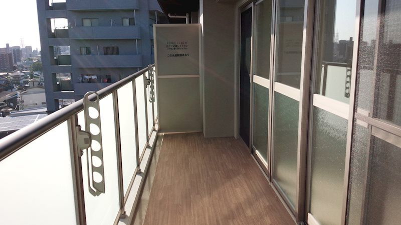 ルシエルのバルコニー|陽当たり良好なバルコニーです♪