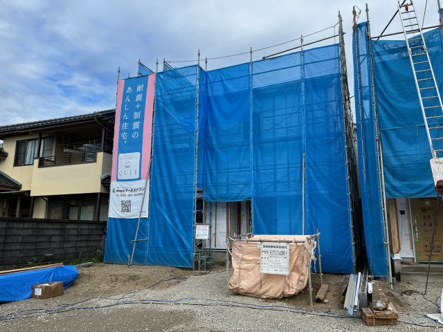 【外観】 | 勝間小学校に通える新築戸建　防府市東三田尻　第１－１号棟　クレイドルガーデン　アーネストワン | 閑静な住宅街