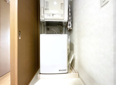 【ランドリースペース】 | サーパス山科小野 | 【洗濯機置場】