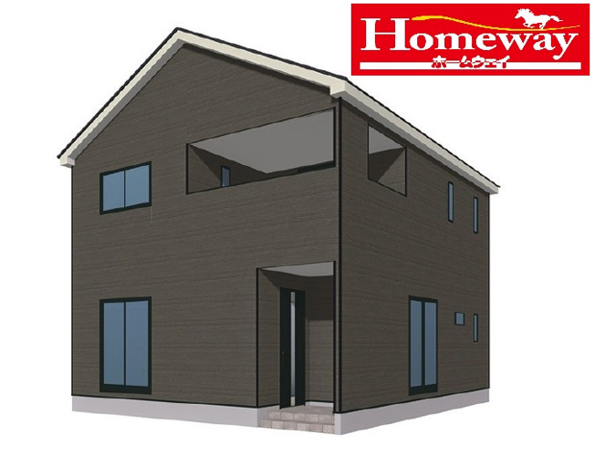 【外観】 | 勝間小学校に通える新築戸建　防府市東三田尻　第１－３号棟　クレイドルガーデン　アーネストワン | かわいいお家になって誕生します