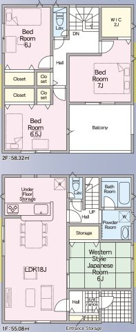 【間取り】 | 仲介手数料無料！勝間小学校に通える新築戸建　防府市東三田尻　第１－３号棟　クレイドルガーデン　アーネストワン | お客様のご意見を凝縮した使いやすい間取り