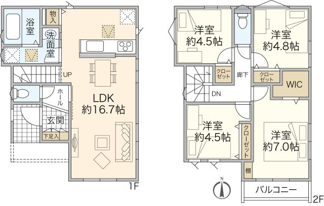 ベルガーデン下倉田町　新築分譲全3棟の画像