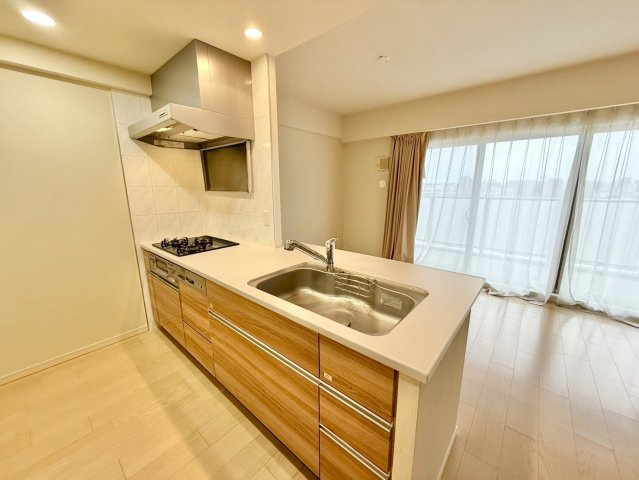 セントハート藤が丘のキッチン|カウンターキッチンとなっており、リビングと一体感があります！