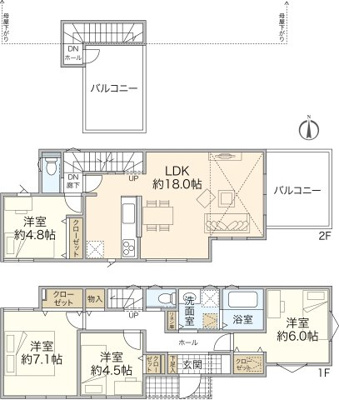 ベルガーデン下倉田町 新築分譲全3棟の画像