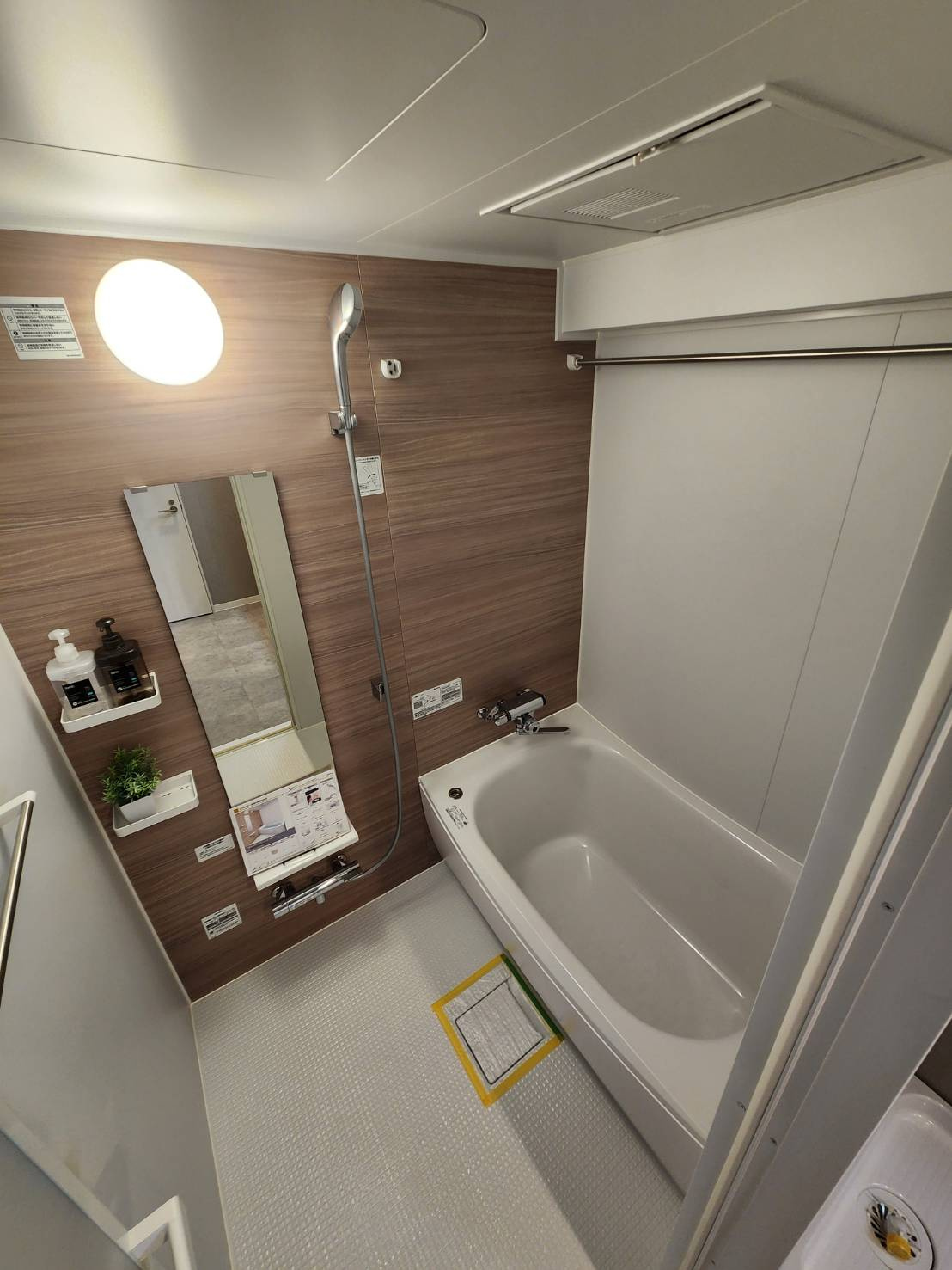 リプレ川口一番街６号棟の浴室|コンパクトで使いやすいお風呂です