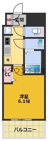 【間取り】 | プレサンス太閤通ファシール | 間取りです。