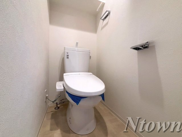 【トイレ】 | プレサンス太閤通ファシール | 落ち着いた色調のトイレです