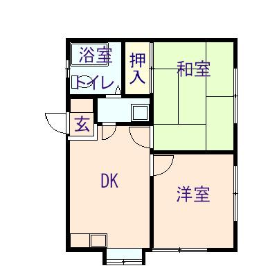 実際間取りは反転しております