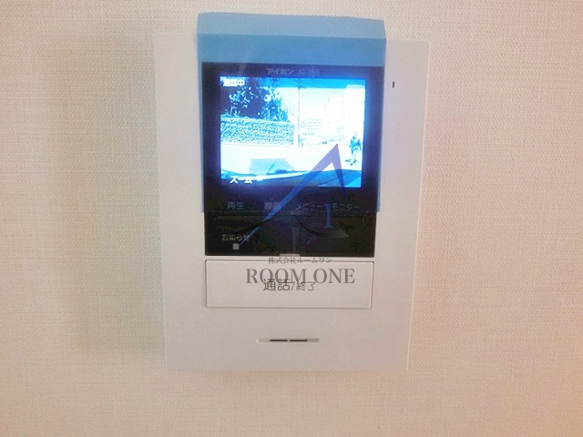 ピオーネ前野のセキュリティ|モニター付きインターホンです。