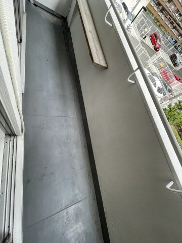 三恵ガーデンハイツのバルコニー