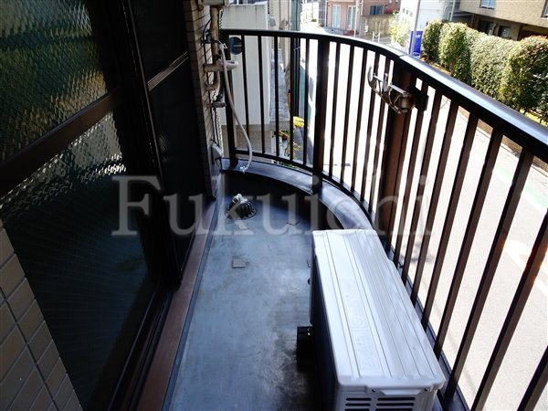 安藤グリーンハイムのバルコニー