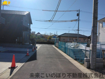【前面道路含む現地写真】 | Cradlegarden加須市花崎北　第3 | 前面道路含む現地写真です