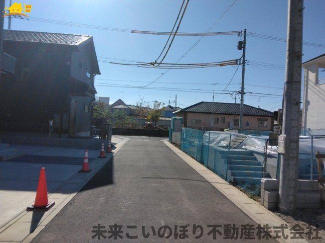 【前面道路含む現地写真】 | Cradlegarden加須市花崎北　第3 | 前面道路含む現地写真です