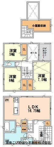 【間取り】 | Cradlegarden加須市花崎北　第3 | 現況と異なる場合は現況優先とさせていただきます