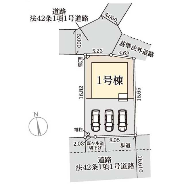 リーブルガーデン第１野木南赤塚　新築一戸建ての区画図