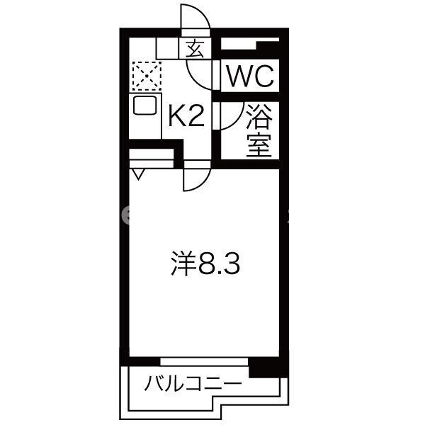 ハイツAMIの間取り