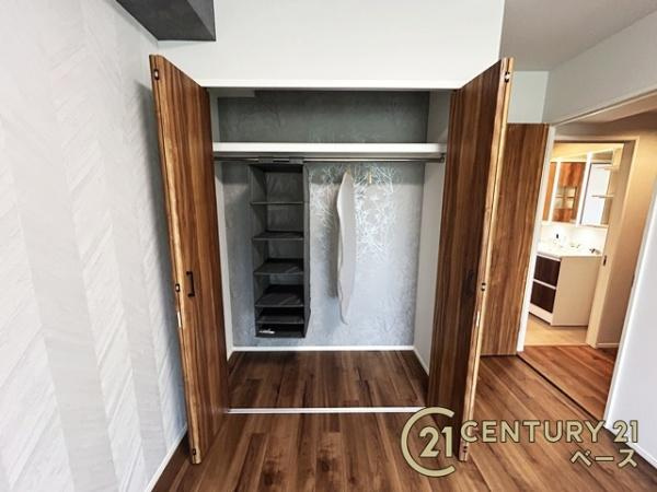 コージースクエア大和八木の収納|全居室にクローゼットを完備！