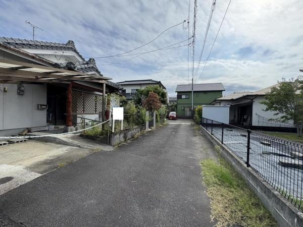 宮崎市佐土原町下那珂・土地の前面道路含む現地写真|西側区画