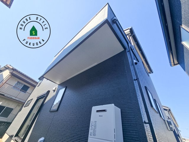 福岡市東区若宮4丁目第2-5棟（3号棟）の外観|デザイン性のある外観です。