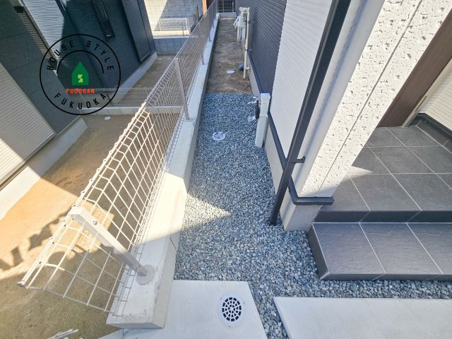 福岡市東区若宮4丁目第2-5棟（3号棟）の庭|お庭で自由な時間を過ごせます。