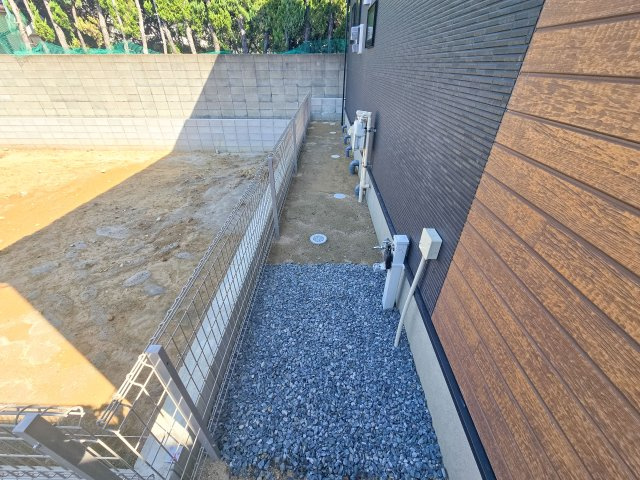 福岡市東区若宮4丁目第2-5棟（4号棟）の庭|お庭で自由な時間を過ごせます。