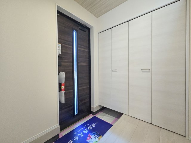 福岡市東区若宮4丁目第2-5棟（4号棟）の防犯設備|二重ロックでしっかり防犯対策ができます。