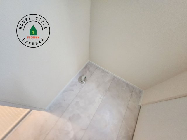 福岡市東区若宮4丁目第3-5棟（1号棟）の内観：施工例|ランドリースペースとなります。広々して有効的にご使用できます。 